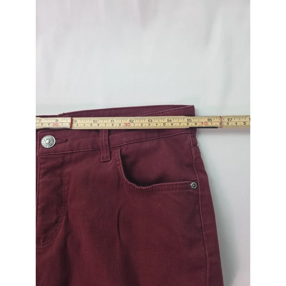 Lee Platinum Label Classic Fit Straight Leg Stretch Jeans, Red, Womens 31x24.5